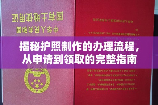 水富揭秘护照制作的办理流程，从申请到领取的完整指南